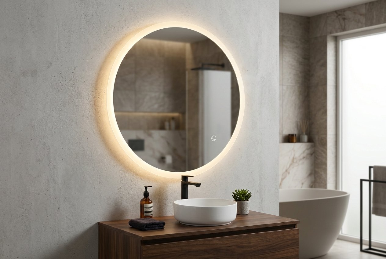 Premium LED Mirror (Black Tape Back)
